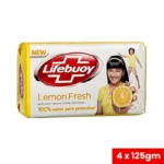 Lifebuoy Soap Lemon 100g Each Pack of 4