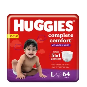 Huggies Diapers Large Size (64 Counts)