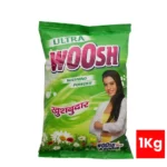 Woosh Detergent 1kg with Rs.5 Dishwash Bar Free